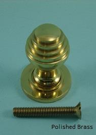 Window Shutter Knob - Reeded - 083R