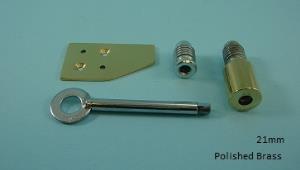 Deluxe Barrel Sash Stop With 2 Steel Inserts, Key & Striker Plate - 084 & 085