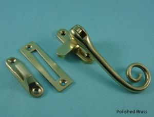 Curly Tail Casement Fastener with Hook & Mortice Plate - 086