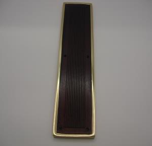 Lined Ebonised Finger Plate - 1145