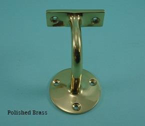 Heavy Duty Handrail Bracket Solid Brass 2 1/2" - 441