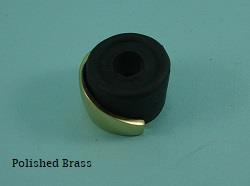 Shielded Door Stop Solid Brass - 447