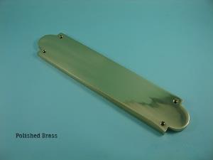 Regency Heavy Finger Plate Solid Brass - 456R