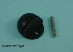 Oval Door Stop Black Antique - 546