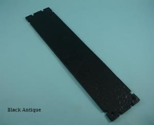 Edged Finger Plate Black Antique - 556