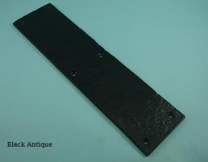 Plain Finger Plate Black Antique - 557