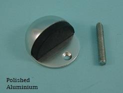 Oval Door Stop Aluminium - 646