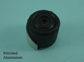 Shielded Door Stop Aluminium - 647