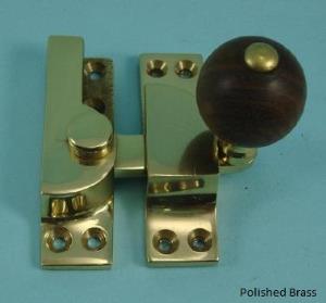 Straight Arm Fastener - Rosewood Knob - Standard: Non-Locking - 104WR 