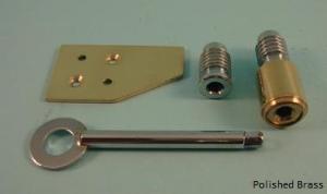 Sash Stop 2 Inserts Key & Striker Plate - 195 & 196