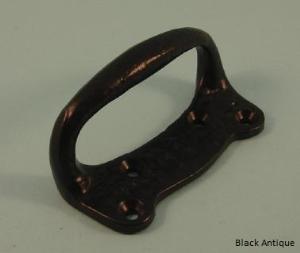 Black Antique Sash Handle - 224