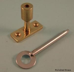 Brass Lockable Pin to suit Casement Stays - 257