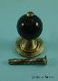 Window Shutter Knob - Black Wood - 083WB