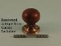 Rosewood Mushroom Knob Set - Classic, Ringed or Flower Backplates - 1007