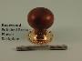 Rosewood Mushroom Knob Set - Classic, Ringed or Flower Backplates - 1007