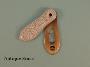 Crackle White Ceramic Covered Escutcheon - 1034