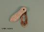 Crackle White Ceramic Covered Escutcheon - 1034