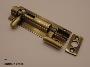 Barrel Bolt - Solid Brass - 25mm Wide - Necked - 411