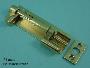 Barrel Bolt - Solid Brass - 25mm Wide - Necked - 411