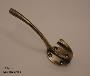 Hat & Coat Hook, Victorian Solid Brass - 430