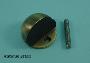 Oval Door Stop Solid Brass - 446