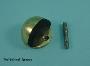 Oval Door Stop Solid Brass - 446