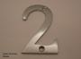 75mm (3") Solid Brass Numerals - 450 1-5