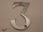 75mm (3") Solid Brass Numerals - 450 1-5