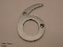 75mm (3") Solid Brass Numerals - 450 6-0