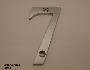 75mm (3") Solid Brass Numerals - 450 6-0