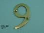 75mm (3") Solid Brass Numerals - 450 6-0