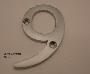75mm (3") Solid Brass Numerals - 450 6-0