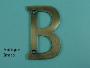 75mm (3") Solid Brass Numerals - 450 A-B