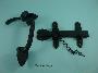 Thumb Latch Set - Black Antique - 597