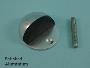 Oval Door Stop Aluminium - 646