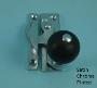 Clo Fastener - Black Wood Knob: Non-Locking - 108WB