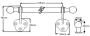 Sash Bar with White Ceramic Ends - 202CW, 147CW, 203CW, 213CW & 214CW