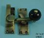 Quadrant Fastener - Black Ceramic Knob: Non-Locking - 157CB
