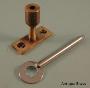 Brass Lockable Pin to suit Casement Stays - 257