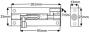 Barrel Bolt - Solid Brass - 25mm Wide - Necked - 411
