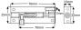 Barrel Bolt - Solid Brass - 25mm Wide - Necked - 411
