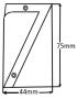 75mm (3") Solid Brass Numerals - 450 6-0