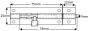 Barrel Bolt - Aluminium - 25mm Wide - 610