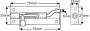 Barrel Bolt - Aluminium - 25mm Wide - Necked - 611