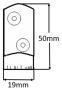 Single Wardrobe Hook Aluminium - 632