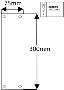 Finger Plate Aluminium - 655